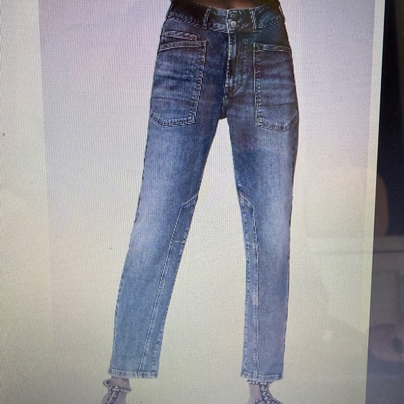 Pilcro The Wanderer Jeans from Anthropologie in Lonnie Wash - Picture 6 of 6